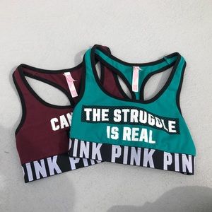 Victoria’s Secret PINK XS sports bra bundle